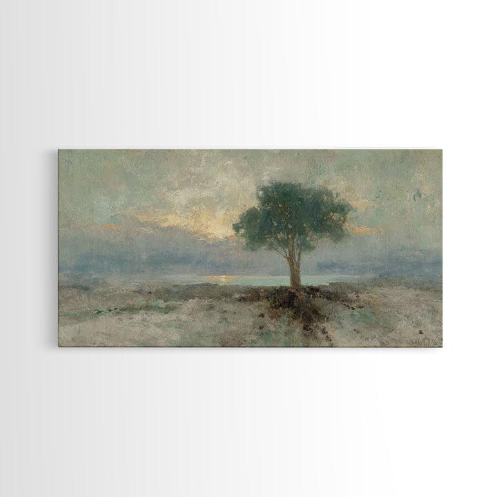 Dawnstead Tree – Framed Canvas Print – Christian Art – Vintage Christian Art – Christian Wall Art – Christian Art Canvas – Subtle Christian