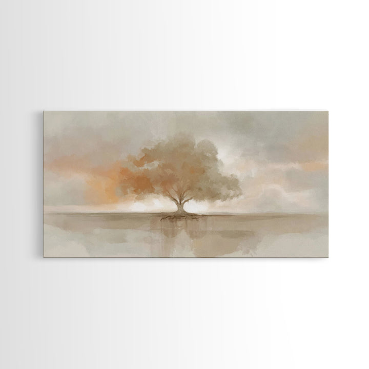 Autumn Refuge – Framed Canvas Print – Christian Art Print – Christian Wall Art – Vintage Christian Art – Christian Art Canvas – Christian G