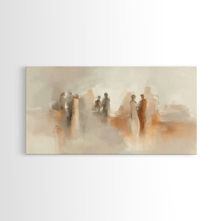 Gathered In Grace – Framed Canvas Print – Christian Wall Art – Christian Art Canvas – Modern Christian Art – Christian Painting