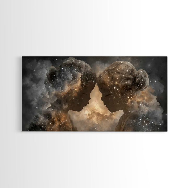 Starlit Innocence | Framed Canvas Print | Christian Art Print | Christian Wall Art | Unique Christian Art | Christian Gift Ideas