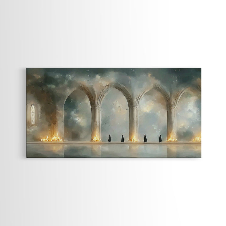 Cathedral Calm, Framed Canvas Print, Christian Wall Art, Christian Art Work, Modern Christian Art, Christian Art Canvas, Christian Decor, S