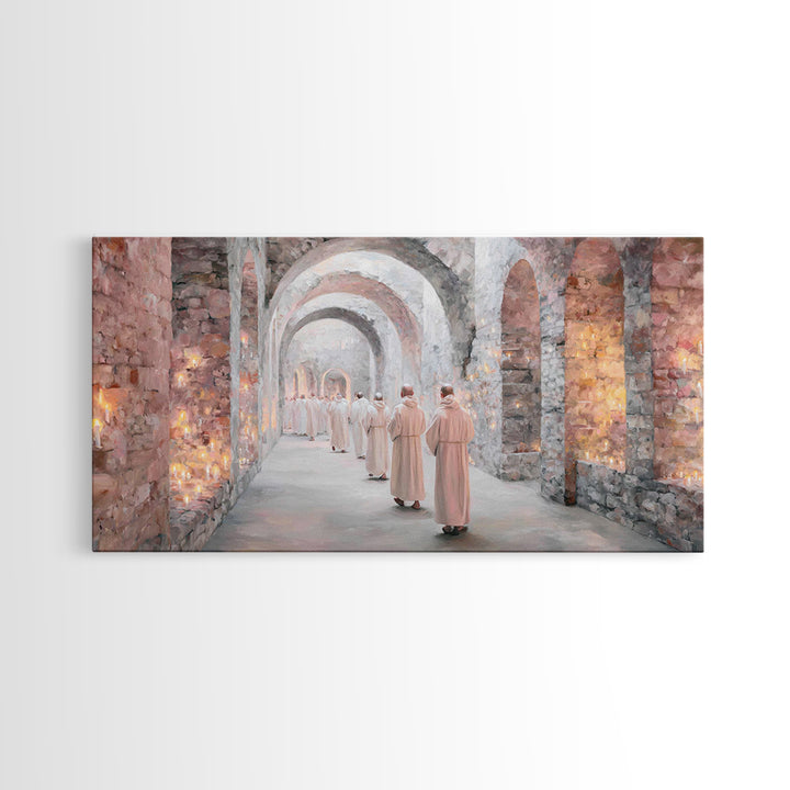 Processional Light, Framed Canvas Print, Christian Wall Art, Christian Art Canvas, Modern Christian Painting, Christian Art Work, Christian