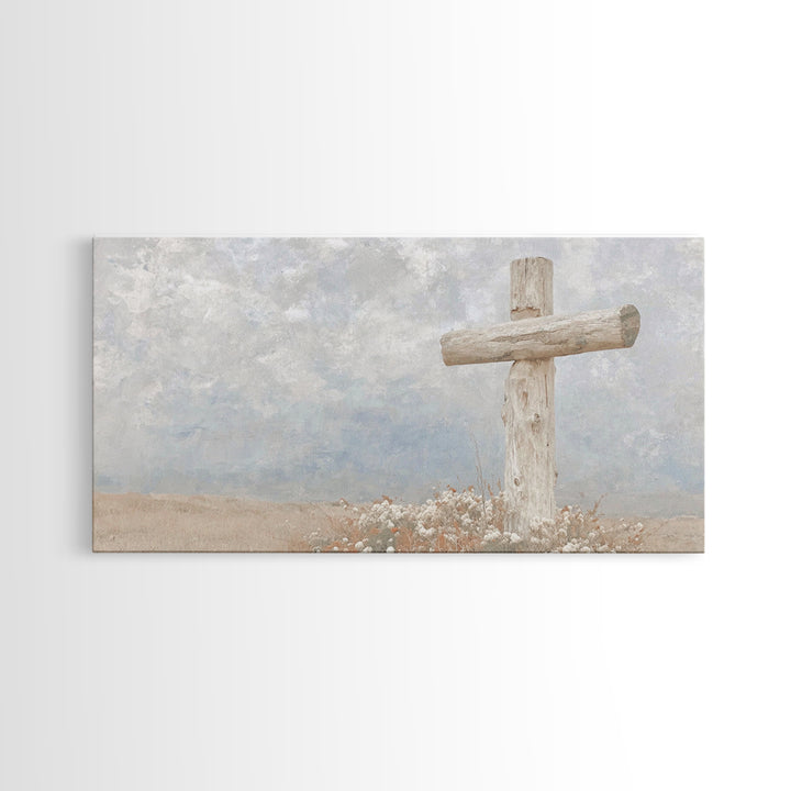 Fields Of Grace – Framed Canvas Print – Christian Art Canvas – Christian Wall Art – Christian Christmas Art – Christian Art Print