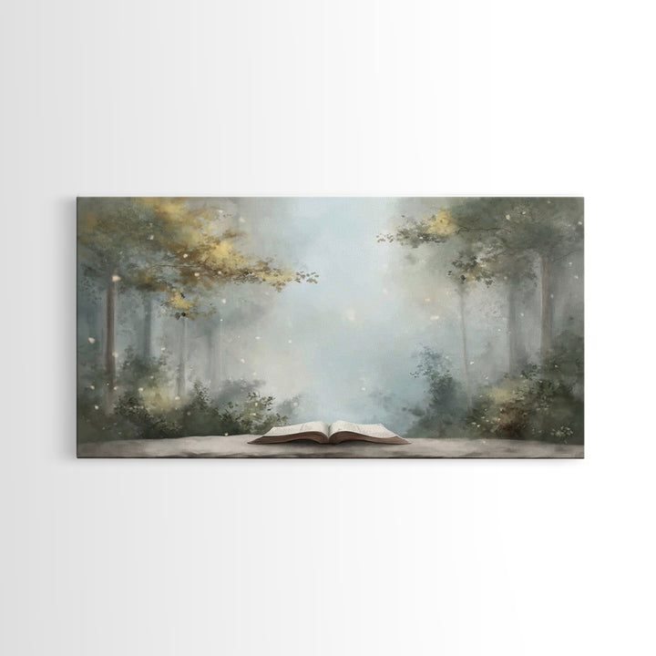 Sacred Passage - Framed Canvas Print - Christian Art Canvas - Christian Wall Art - Christian Painting - Christian Decor - Christian Art Gif