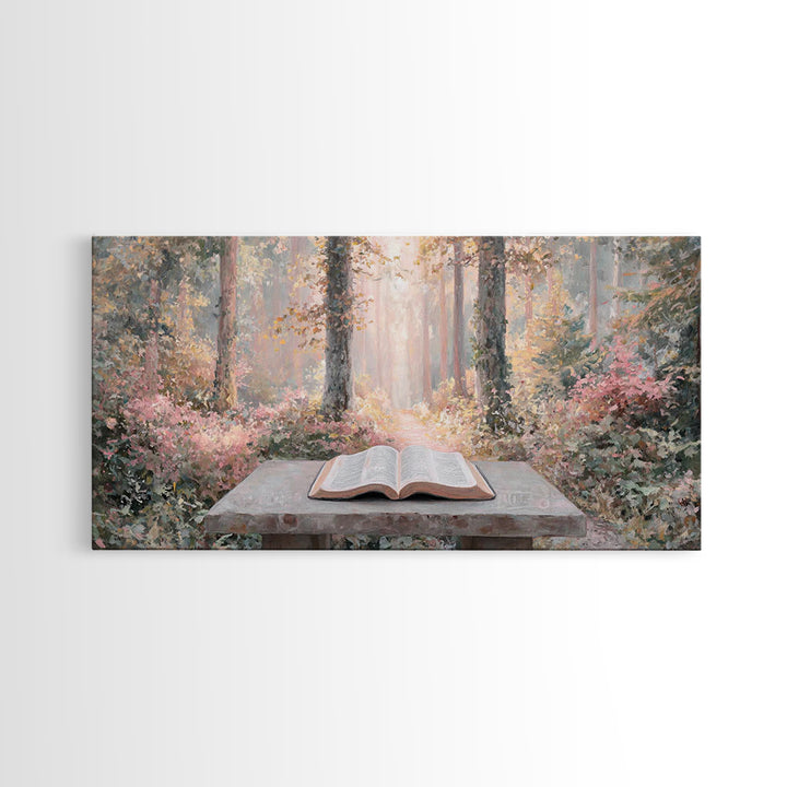 Quiet Illumination - Framed Canvas Print - Christian Art Canvas - Christian Wall Art - Subtle Christian Art - Christian Decor - Minimalist