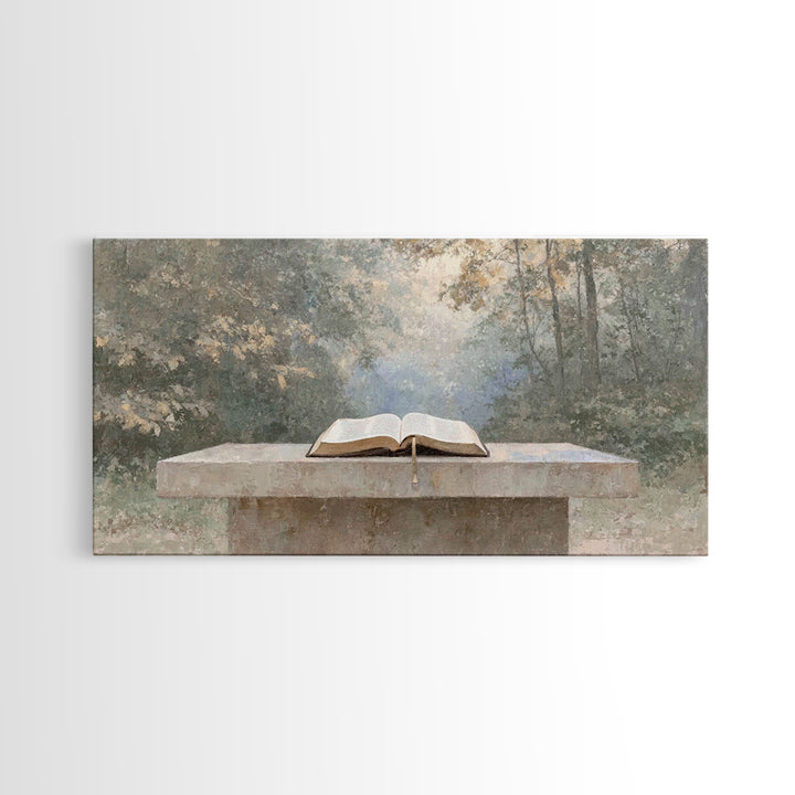 Garden of Grace - Framed Canvas Print - Christian Wall Art - Christian Art Canvas - Christian Painting - Large Christian Art - Christian Gi