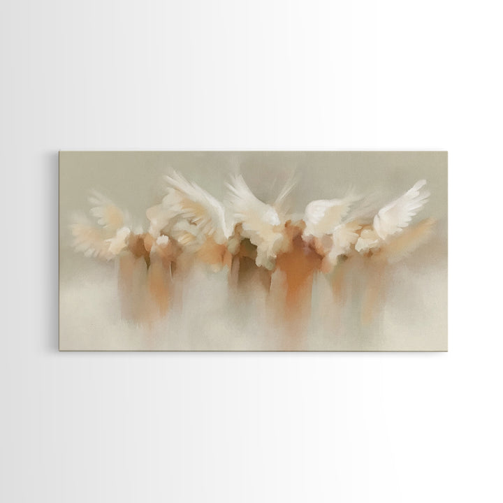 Heavenly Chorus – Framed Canvas Print – Christian Wall Art – Christian Art Canvas – Christian Christmas Decorations – Christmas Art Prints