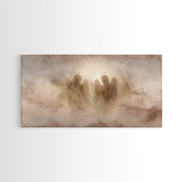 Hallowed Gathering – Framed Canvas Print – Christian Art Canvas – Christian Wall Art – Minimalist Christian Art – Christian Art Work – Chri