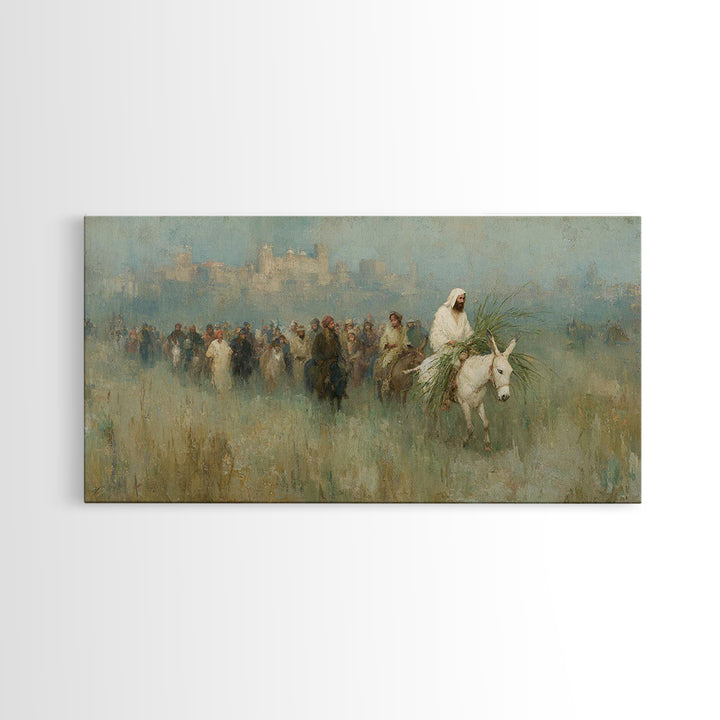 Radiant Messiah Path - Framed Canvas Print - Christian Wall Art - Christian Art Canvas - Jesus Painting - Christian Decor - Christmas Art