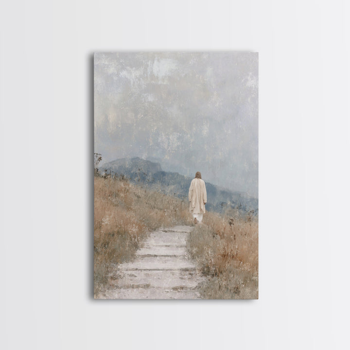 Wilderness Promise – Framed Canvas Print – Christian Wall Art – Christian Art Canvas – Jesus Painting – Subtle Christian Art – Christian Gi