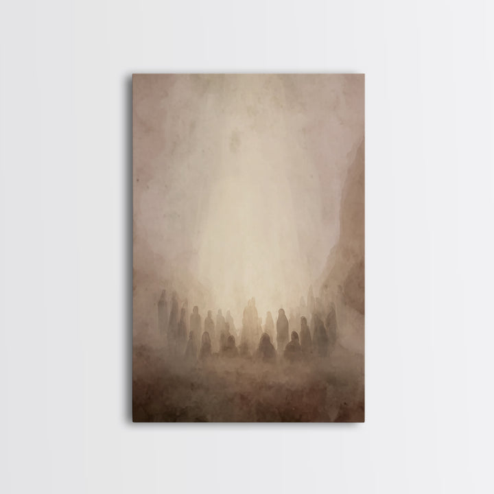 Valley Of Glory – Framed Canvas Print – Christian Wall Art – Christian Art Canvas – Subtle Christian Art – Christian Paintings – Christian