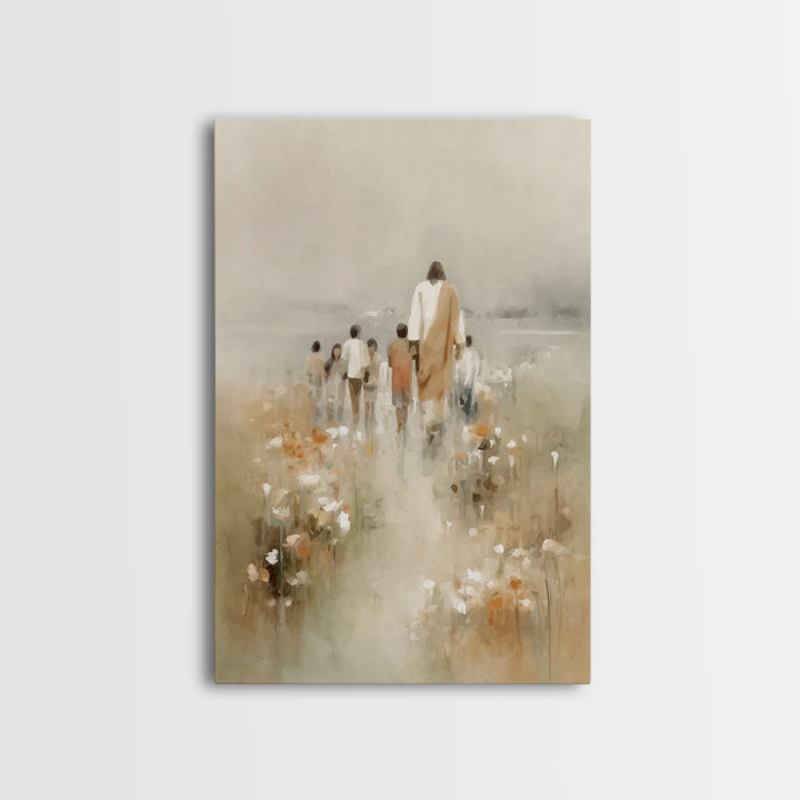 Pathway Of Grace – Framed Canvas Print – Christian Wall Art – Christian Art Canvas – Jesus Painting – Christian Art – Christian Decor