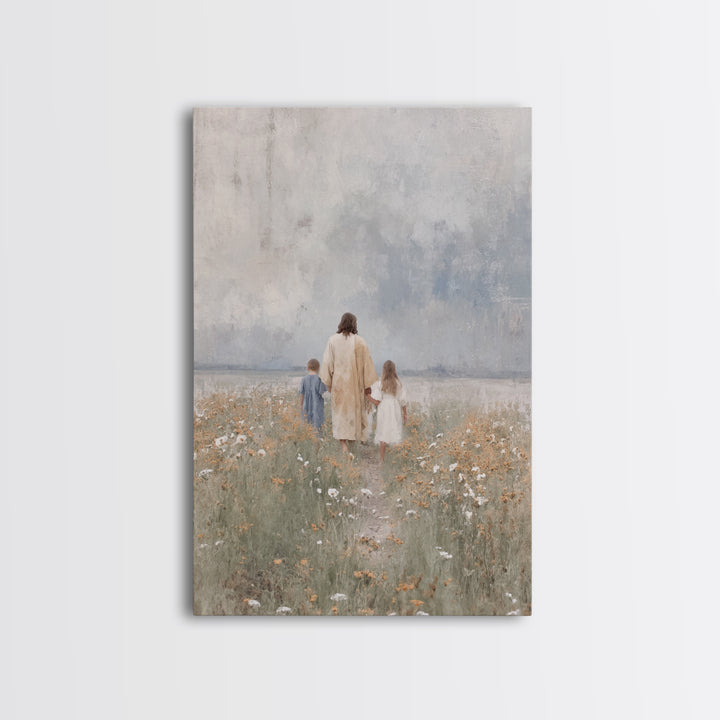 Promise Of Peace – Framed Canvas Print – Christian Wall Art – Christian Art Canvas – Christian Art – Jesus Painting – Christian Decor