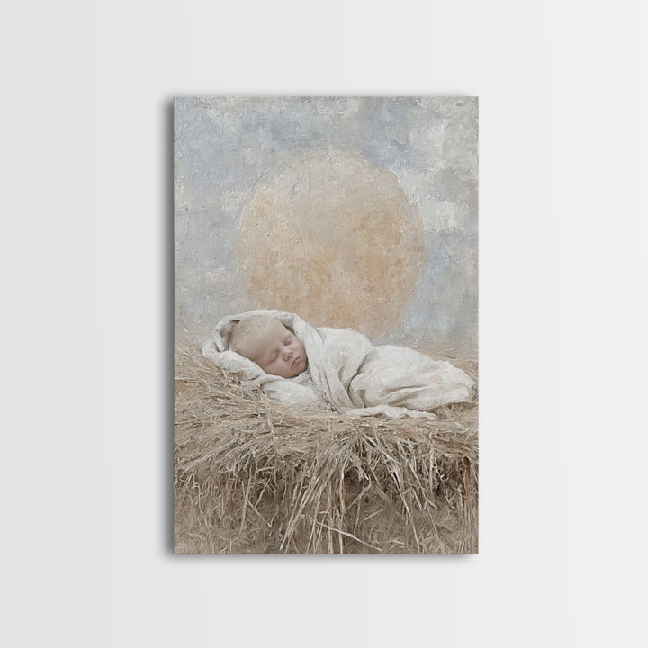 Holy Dawn Light – Framed Canvas Print – Christian Art – Jesus Painting – Christian Wall Art – Christian Art Canvas – Christian Decor