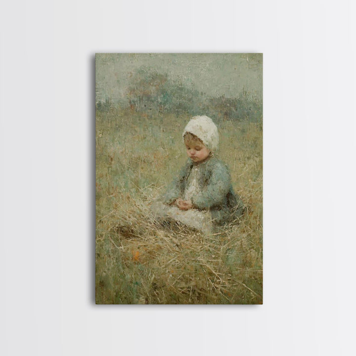 Fields Of Mercy | Framed Canvas Print | Christian Christmas Art | Vintage Christian Art | Christian Wall Art | Christian Art Canvas | Chris