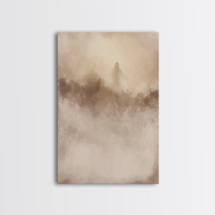 Path Of Glory, Framed Canvas Print, Christian Art Canvas, Jesus Art Print, Modern Christian Art, Christian Decor For Home, Christmas TV Art