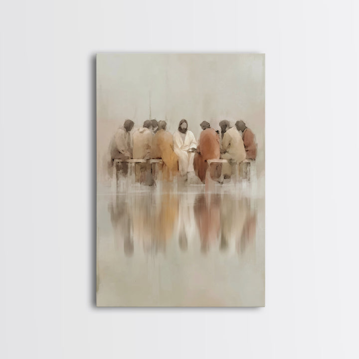 Empty Tomb Light, Framed Canvas Print, Christian Wall Art, Christian Art Canvas, Christian Painting, Christian Gift, Minimalist Christian A