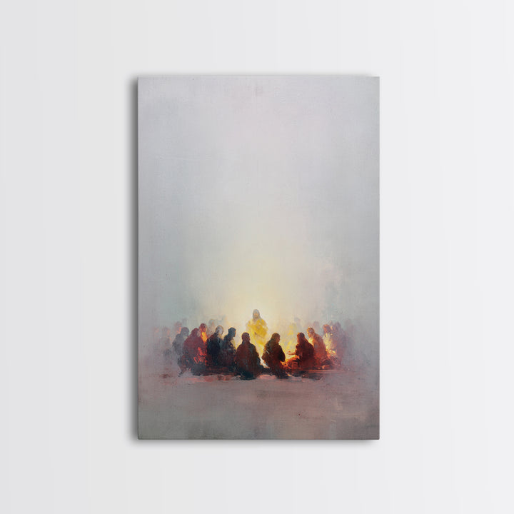 Circle Of Peace – Framed Canvas Print – Christian Art – Christian Wall Art – Jesus Painting – Christian Gift Ideas – Christian Art Canvas