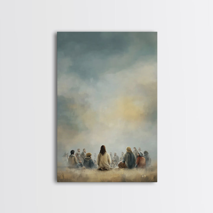 Circle Of Faith – Framed Canvas Print – Christian Art Canvas – Christian Wall Art – Jesus Painting – Christian Art – Christian Decor – Mode