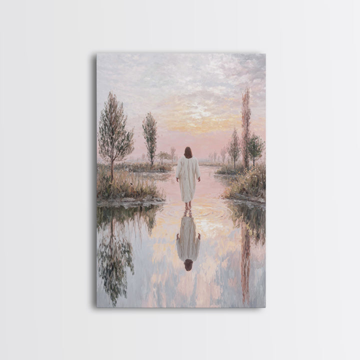 Path Of Renewal – Framed Canvas Print – Christian Wall Art – Jesus Art Print – Christian Art Canvas – Modern Christian Art – Christian Gift