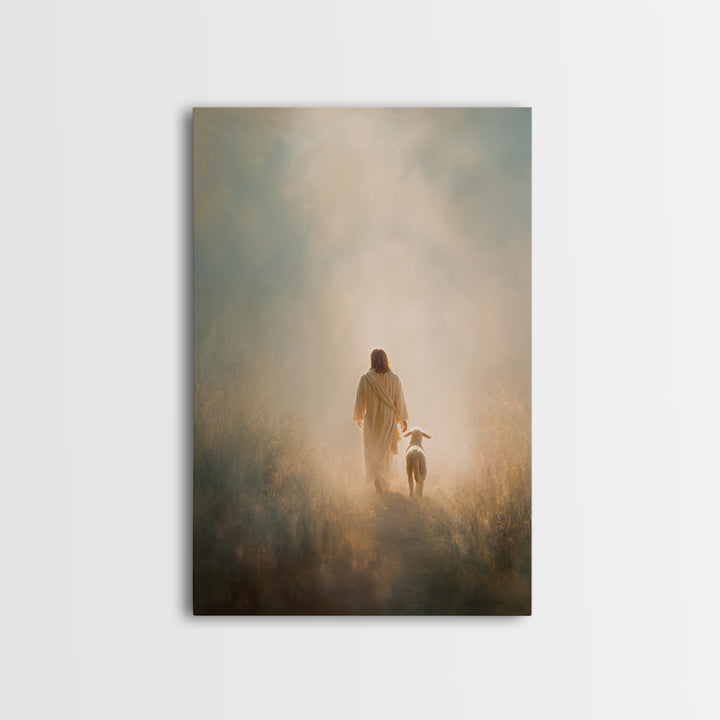 Light Of Mercy, Framed Canvas Print, Jesus Art Print, Christian Art Painting, Moody Christian Art, Christian Wall Art, Christian Gift Ideas