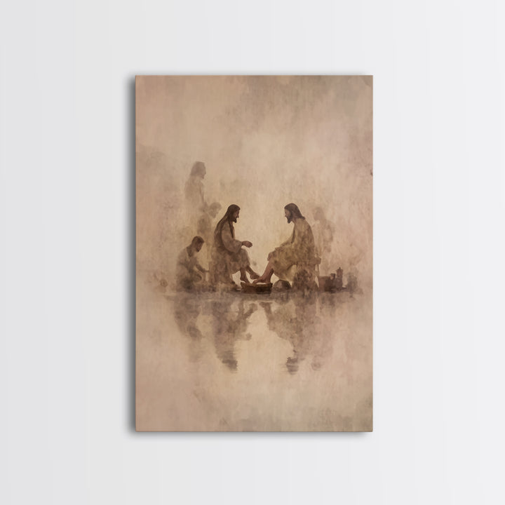 Wellspring Of Mercy, Framed Canvas Print, Christian Wall Art, Jesus Painting Canvas, Christian Art Canvas, Christian Decor For Home, Modern