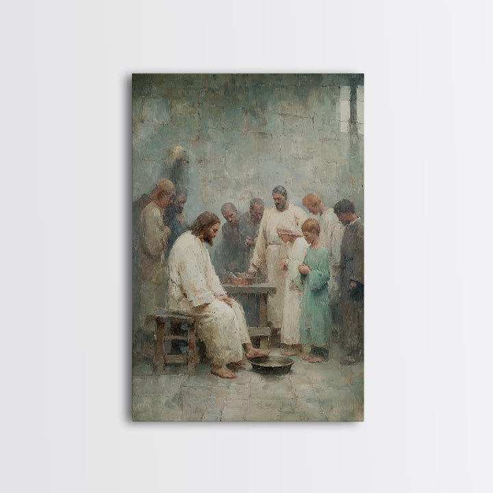 Redeeming Dawn Glow | Framed Canvas Print | Christian Wall Art | Jesus Painting | Christian Art Canvas | Christian Decorations | Unique Chr