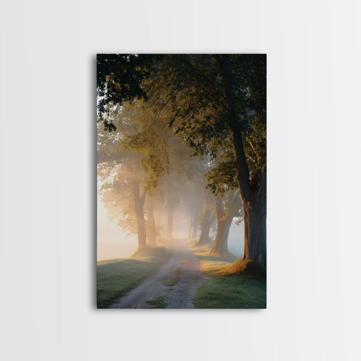 Golden Way – Framed Canvas Print – Christian Art Canvas – Christian Wall Art – Christian Painting – Christian Decor – Christian Art Print