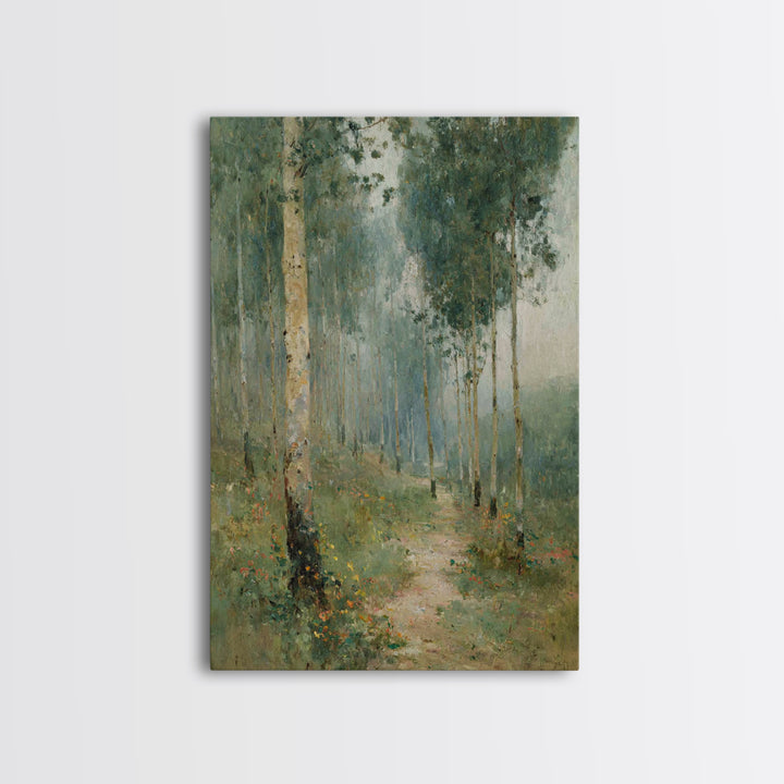 Forest Of Peace – Framed Canvas Print – Christian Wall Art – Christian Art Canvas – Pastoral Scenery – Christian Decor For Home