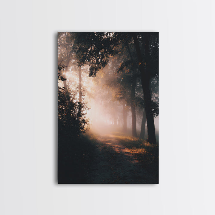 Morning Mercy Light, Framed Canvas Print, Christian Wall Art, Christian Art Canvas, Moody Christian Art, Christian Gift Ideas