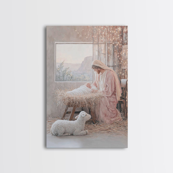 Morning Star Promise – Framed Canvas Print – Christian Art Canvas – Christmas Art – Christian Gift – Christian Wall Art – Large Christian P
