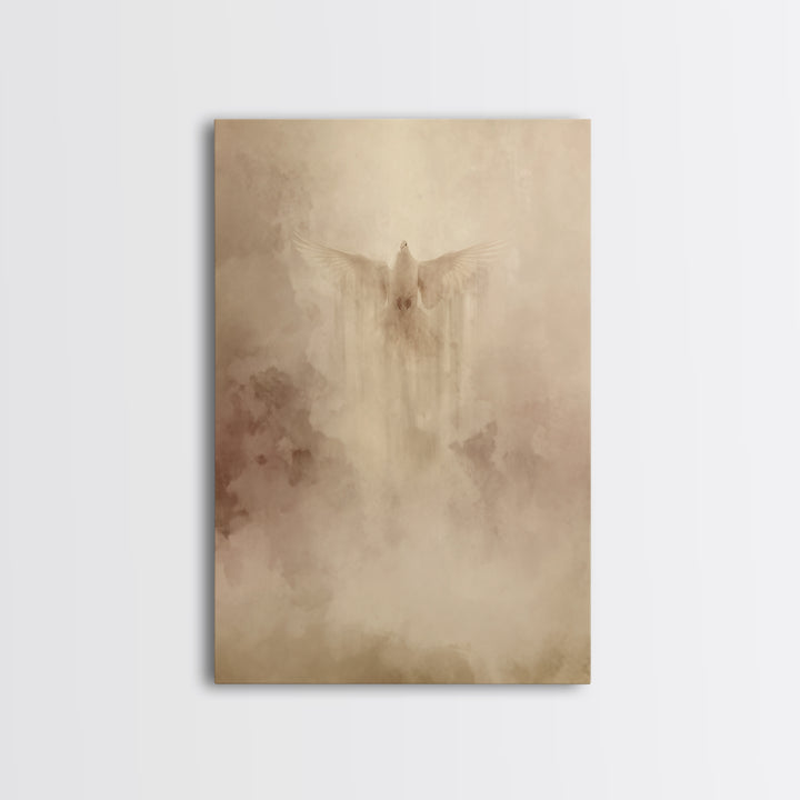 Divine Uplift – Framed Canvas Print – Christian Wall Art – Modern Christian Art – Christian Art Canvas – Christian Decor – Abstract Christi