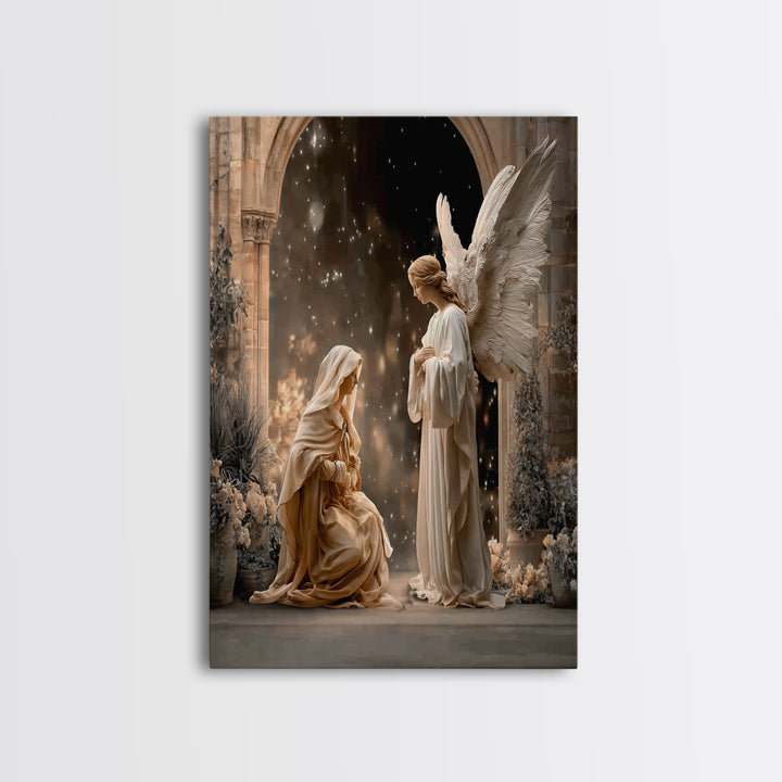 Fields Of Mercy – Framed Canvas Print – Christian Painting – Christian Art Canvas – Christian Wall Art – Christian Decor – Subtle Christian