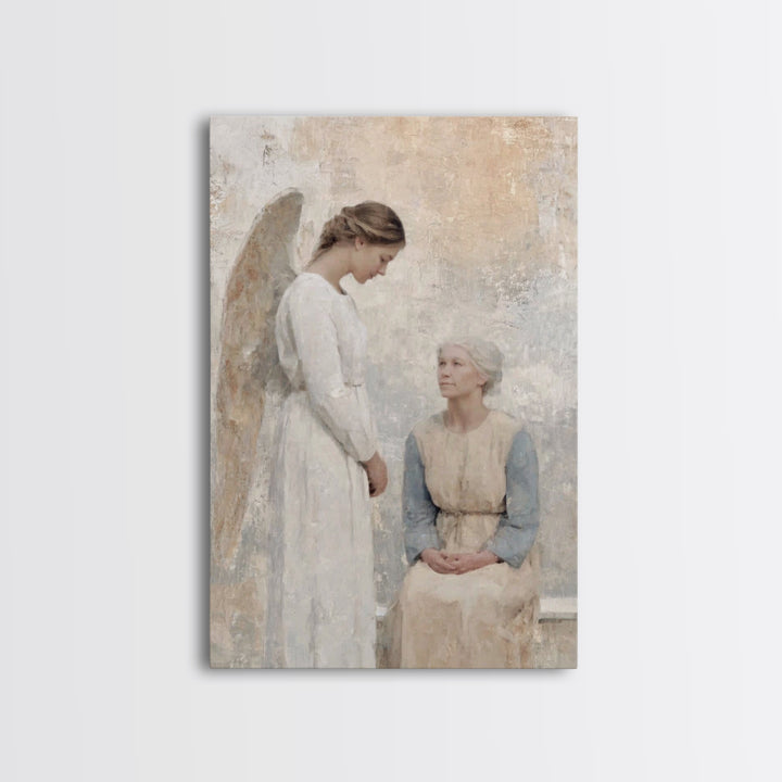 Sanctuary Of Hope | Framed Canvas Print | Christian Wall Art | Christian Art Canvas | Christian Christmas Art | Christian Decor | Modern Ch