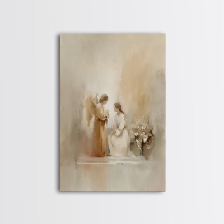 Garden Of Grace – Framed Canvas Print – Christian Art Canvas – Christian Wall Art – Christmas Art – Christian Decor – Christian Art