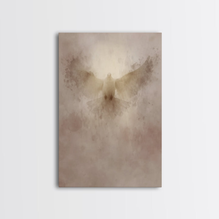 Dawn Of Peace, Framed Canvas Print, Christian Art Canvas, Christian Paintings, Christian Wall Art, Christian Gift Ideas, Modern Christian A
