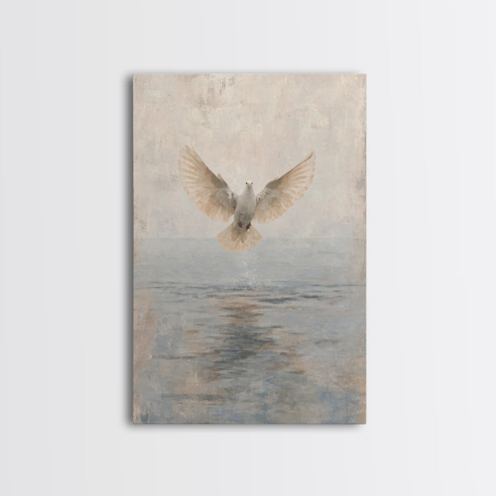 Water Of Spirit – Framed Canvas Print – Christian Wall Art – Christian Art Canvas – Christian Art Painting – Christian Decor – Christian Gi