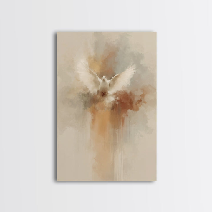 Radiant Spirit Flight | Framed Canvas Print | Christian Art Canvas | Christian Wall Art | Christian Decor | Christian Christmas Art | Chris