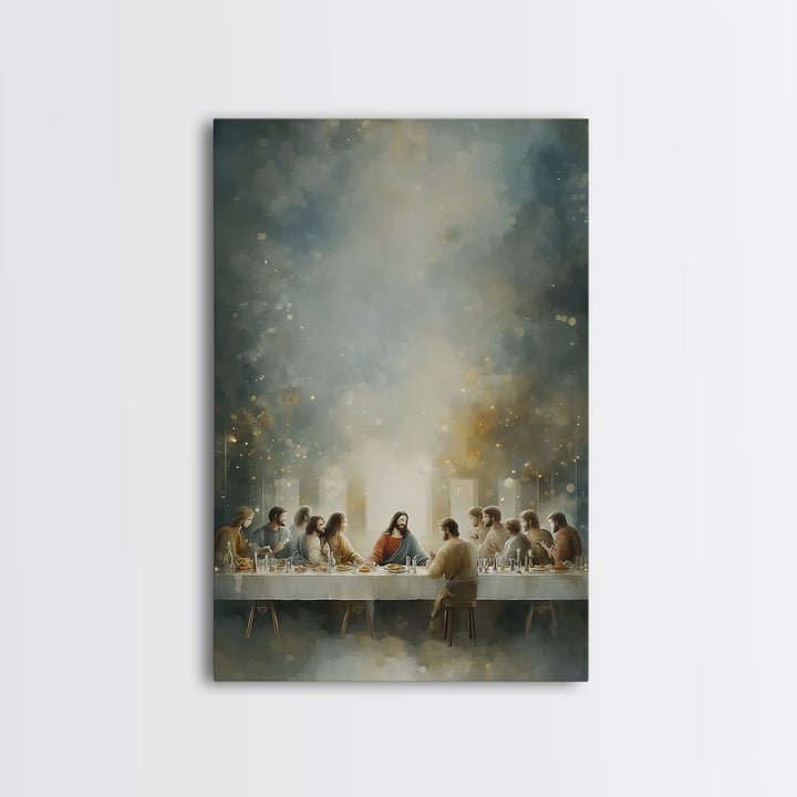 Eternal Light – Framed Canvas Print – Christian Art – Jesus Painting – Christian Wall Art – Christian Christmas Art – Christian Art Canvas