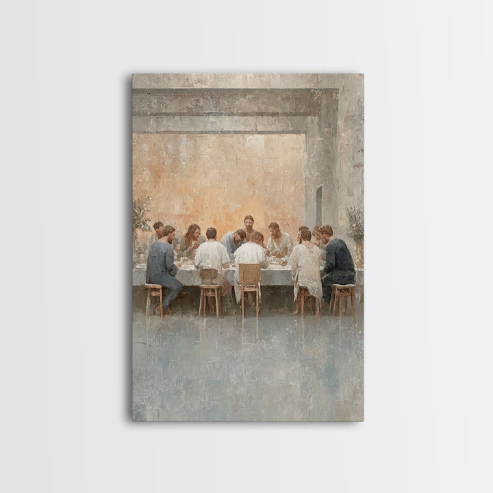 Lasting Promise – Framed Canvas Print – Jesus Painting – Christian Art Canvas – Christian Wall Art – Christmas Art – Christian Decor – Larg