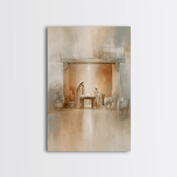 Bethlehem Wonder | Framed Canvas Print | Christian Christmas Art | Christmas Art | Christian Art Canvas | Christian Wall Art | Christian De