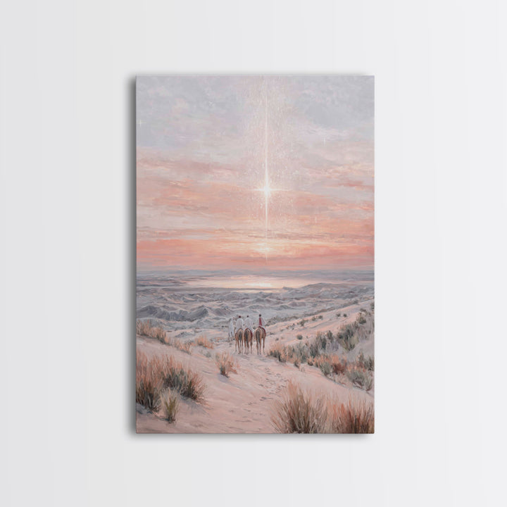 Star Of The East – Framed Canvas Print – Christian Art Canvas – Christmas Art – Christian Wall Art – Christian Christmas Art – Christian De