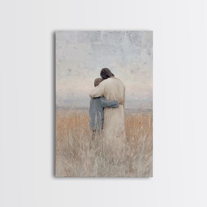 Fields Of Mercy – Framed Canvas Print – Christian Wall Art – Christian Art Canvas – Jesus Painting – Christian Art Print – Subtle Christian