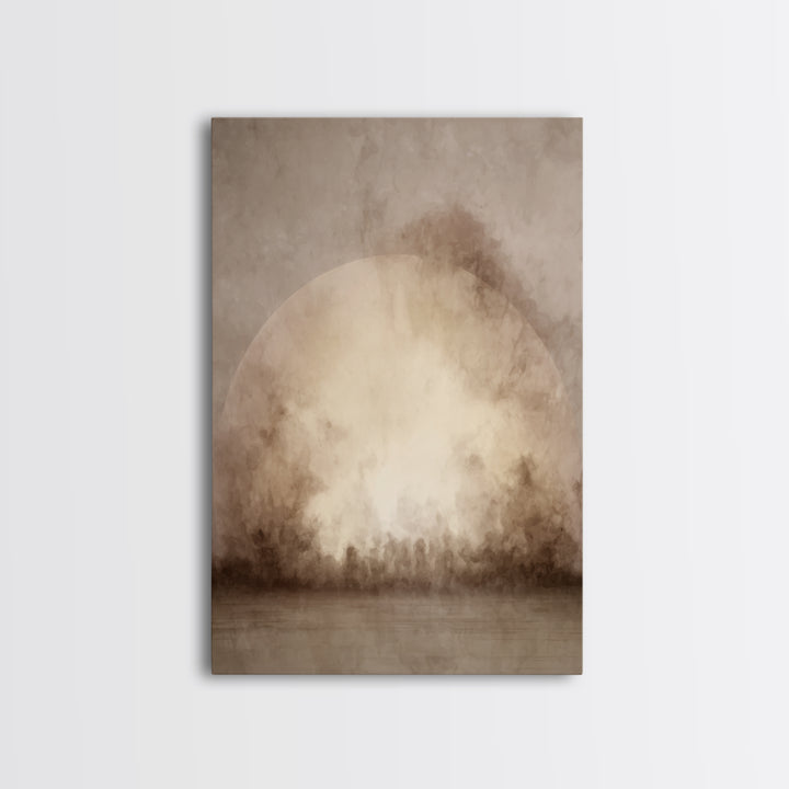Dawn Of Hope - Framed Canvas Print - Christian Art Canvas - Christian Wall Art - Moody Christian Art - Christian Painting - Christian Gift