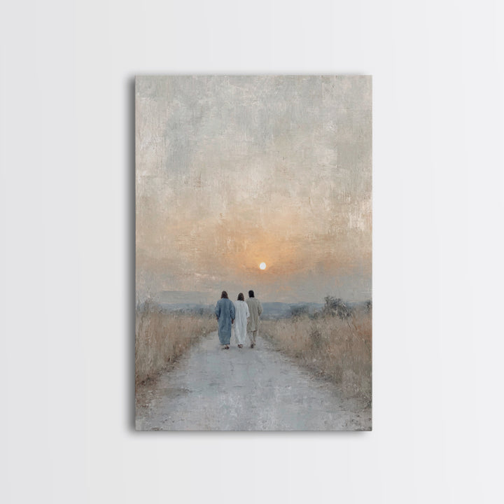 Wanderers of Light | Framed Canvas Print | Christian Wall Art | Christian Art Canvas | Jesus Painting | Vintage Christian Art | Christian C