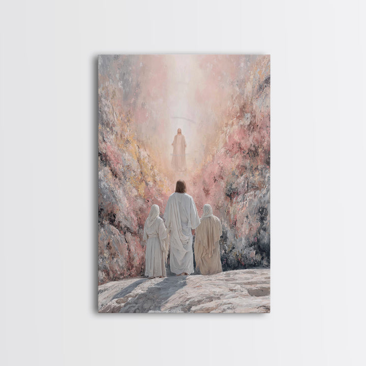 Mountain Glory – Framed Canvas Print – Christian Wall Art – Christian Art Canvas – Jesus Painting – Christian Christmas Art
