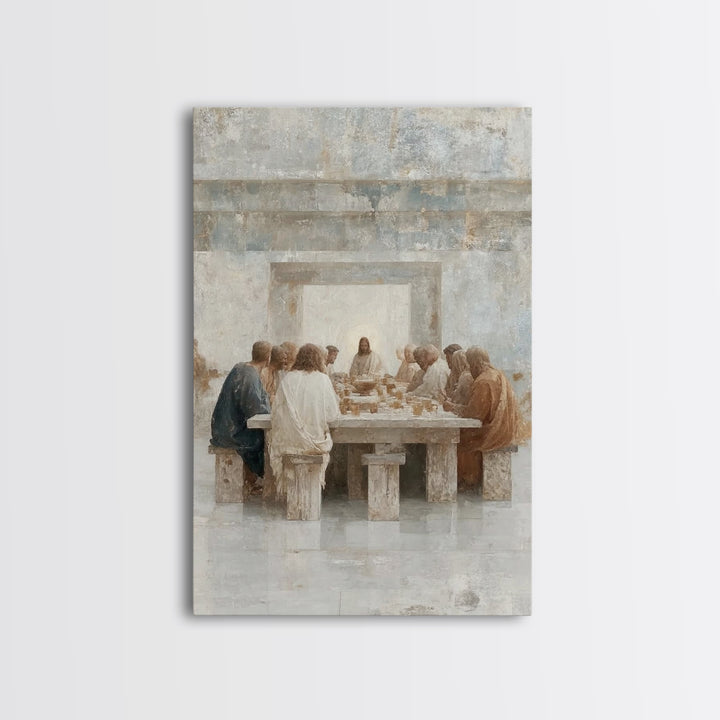 Haven Of Fellowship | Framed Canvas Print | Christian Wall Art | Christian Art Canvas | Vintage Christian Art | Christian Gift | Jesus Pain