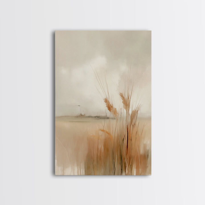 Field Of Promise – Framed Canvas Print – Christian Wall Art – Christian Art Canvas – Minimalist Christian Art – Christian Gift – Christian