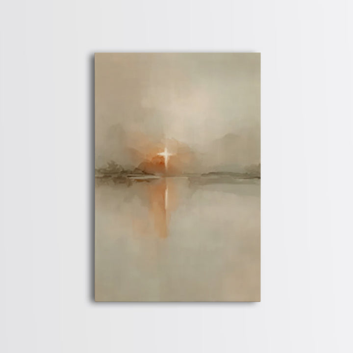 Heavenly Snow Path – Framed Canvas Print – Christian Art Canvas – Christmas Wall Art – Christian Christmas Art – Christian Wall Art – Chris