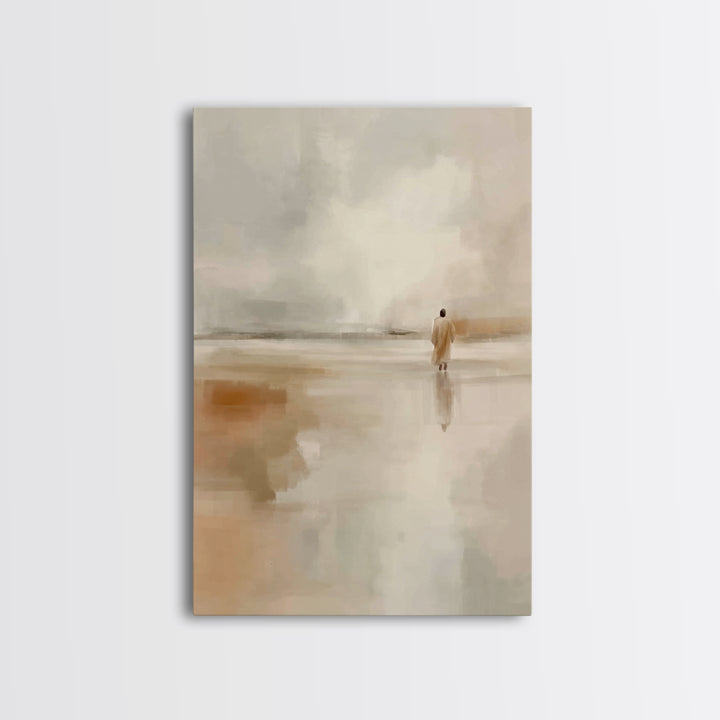 Guiding Light | Framed Canvas Print | Christian Art Canvas | Christian Gift | Christian Wall Art | Jesus Painting | Christian Decor